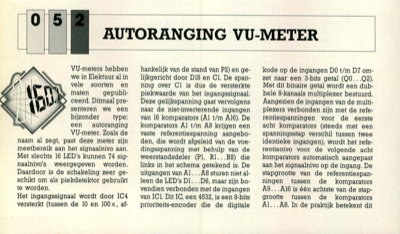 autoranging VU-meter