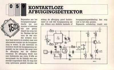 kontaktloze afbuigingsdetektor