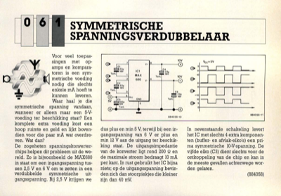 symmetrische spanningsverdubbelaar