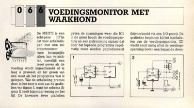 voedingsmonitor met waakhond