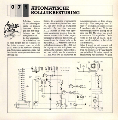 automatische rolluikbesturing