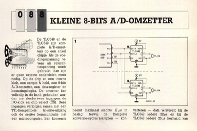 kleine 8-bits A/D-omzetter