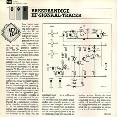 breedbandige hf-signaal-tracer