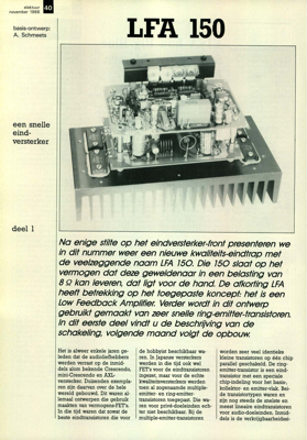 LFA 150 (1) - een snelle eindversterker