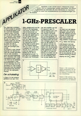 applikator: 1-GHz-prescaler