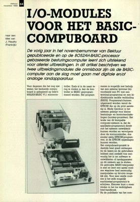 I/O-modules voor het BASIC-compuboard