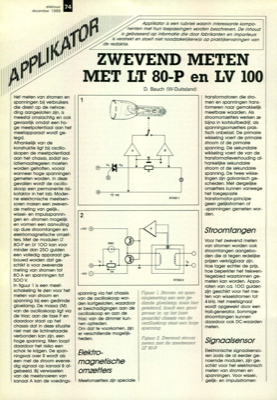 applikator: zwevend meten met LT 80-P en LV 100