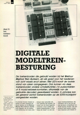 digitale modeltreinbesturing (8) - het toetsenbord