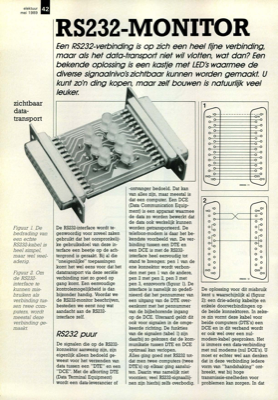 RS232-monitor - zichtbaar datatransport