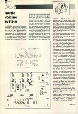 music voicing system