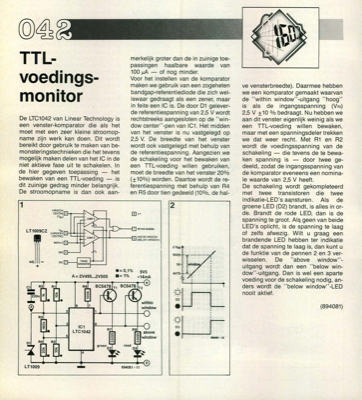 TTL-voedingsmonitor