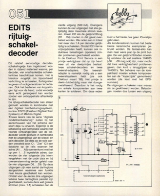 EDiTS rijtuig-schakeldecoder