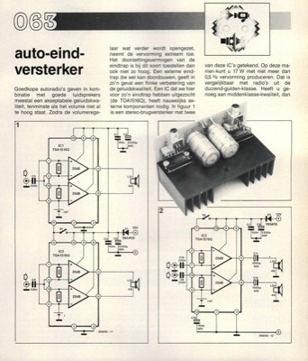 verliezen ritme overdrijven auto-eindversterker | Elektor Magazine