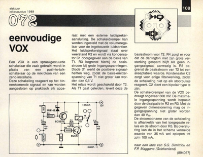 eenvoudige VOX