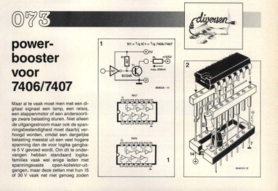 power-booster voor 7406/7407