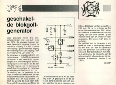 geschakelde blokgolfgenerator