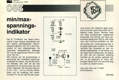 min/max-spanningsindikator