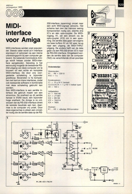 MIDI-interface voor Amiga