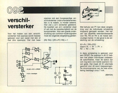 verschilversterker