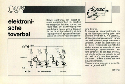 elektronische toverbal