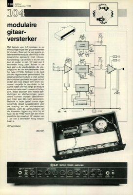 modulaire gitaarversterker