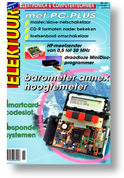 Digitale barometer annex hoogtemeter, deel 1