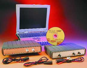 Oscilloscoop en functiegenerator voor de PC