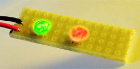 Multi-color knipper-LED
