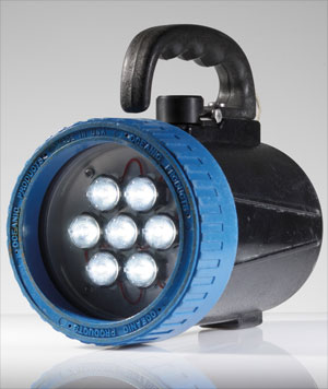 Onderwaterzaklamp met Luxeon-LED’s