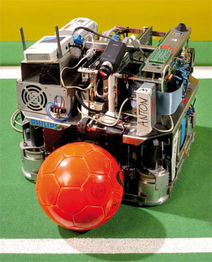 Voetballende robots