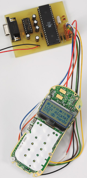 Gsm-display aan de pc