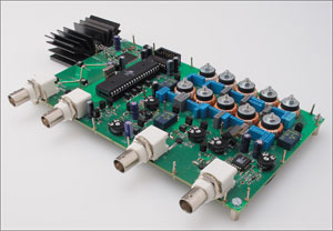 HF-wobbulator met spectrum-analyser