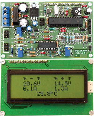 Dubbel U/I-display