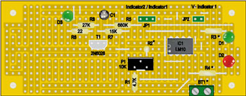 Batterij-bijna-leeg-indicator