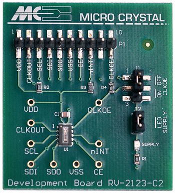 RTC-module van Micro Crystal