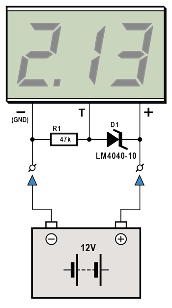 Goedkope 12 V-accumonitor