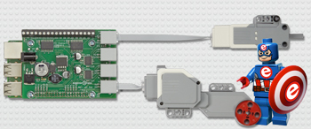 LEGO® control-board voor Raspberry Pi