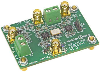 FPGA-DSP-Board voor smalbandige SDR