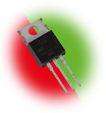 OptischeTransistortester met duo-LED