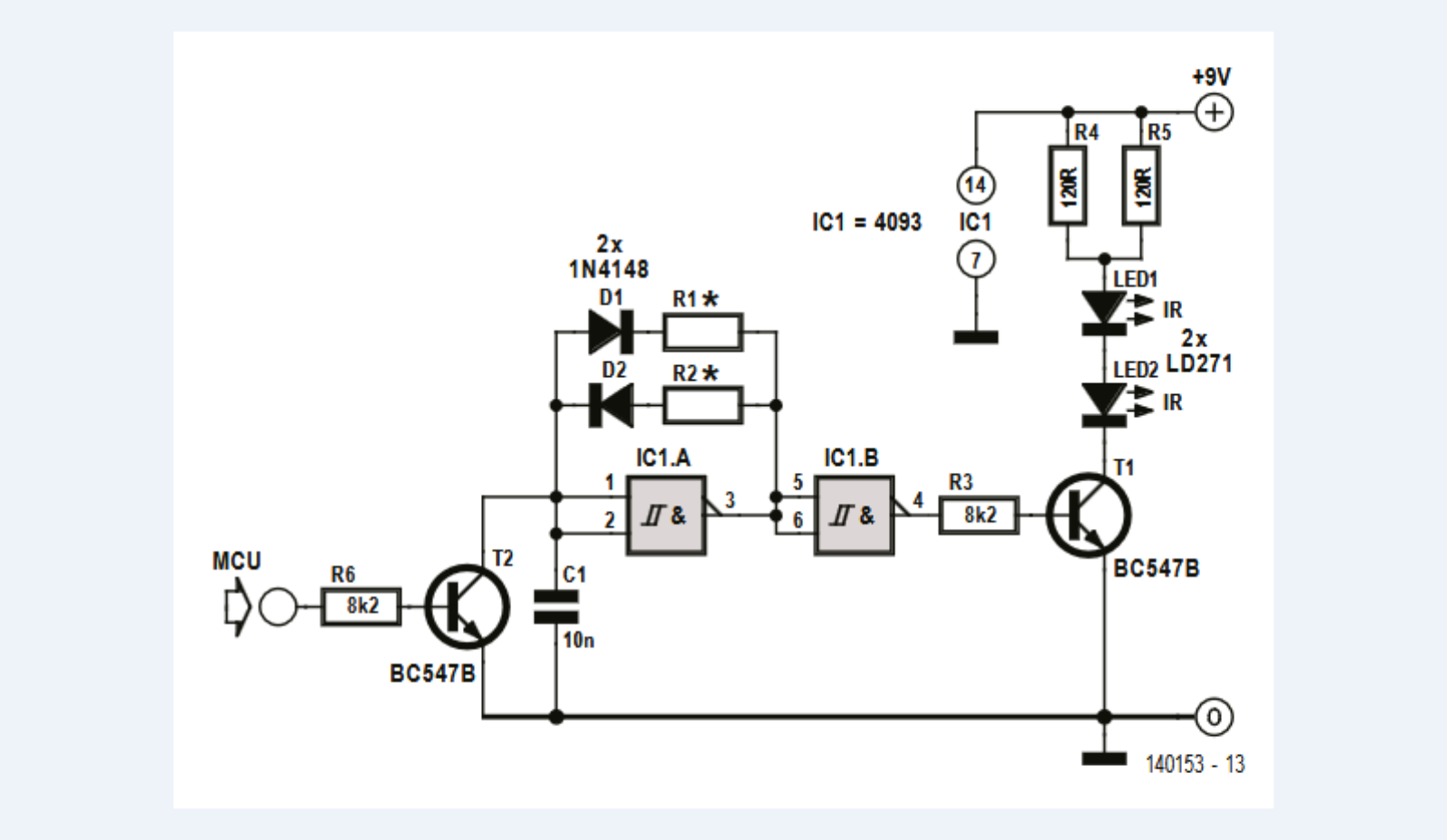 CMOS-IR-zender